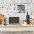 thumbnail image 2 of Stupell Industries Fashion Book Pile Glam Designer Accessories Blue Gold Framed Wall Art Design by Ziwei Li, 12" x 12", Black Framed, 2 of 8