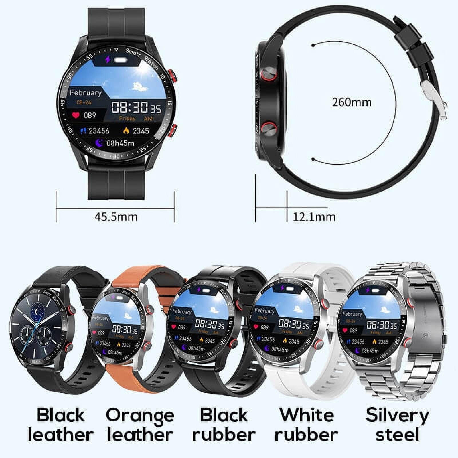 Btomtd Smart Watch,Digital Watch,Bluetooth Call Smartwatch Stainless Steel Strap Watch