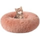 thumbnail image 1 of Cojín para gatos Rabbitgoo, suave y relajante, de felpa, con forma de rosquilla, 1 of 9