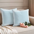 thumbnail image 2 of Sky Blue Greek Key Outdoor Waterproof Pillow Covers, Geometric Greece Ancient Farmhouse Geo Decorative Square Throw Pillowcase Sofa Cushion Sham for Patio/Couch/Chair, 20"x20" 2 Pack, 2 of 8