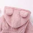 thumbnail image 5 of SYNPOS 1-8T Girls Winter Warm Coats Ear Hooded Faux Fur Fleece Jacket, 5 of 7