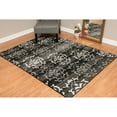 thumbnail image 4 of Westfield Home  Montclaire Germaine Medallion Area Rug Grey 7'10" x 10'6" 8' x 10' Indoor Living Room,Bedroom,Dining Room Black Rectangle, 4 of 5