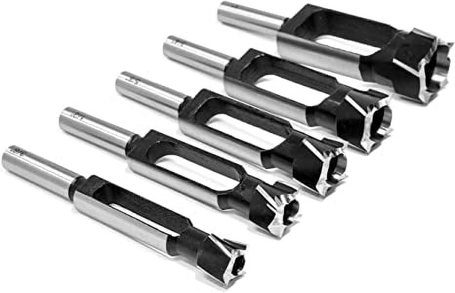 WEN 5-Piece Tenon and Deep Plug Cutter Drill Bit Set with Carrying Case