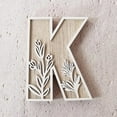 thumbnail image 1 of Customizable Wooden Alphabet Letters for Wall Floral Paintable Desktop Ornament and Wedding Name Signs, 1 of 6
