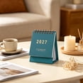 thumbnail image 5 of 2027 Desk Calendar, Small Standing Monthly Calendar with Gold Print for Office Desk, 5 of 7