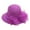 Purple, variant on WCJM FemaleWomen Cap Wide Brim Summer Sun Hat For Party Wedding Purple
