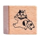 thumbnail image 1 of Sellos de gato para niños, sello cuadrado pequeño en bloque de madera, animal dulce para tarjeta Viajar, 1 of 9
