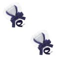 thumbnail image 2 of Billuyoard Arnés para mascotas Bowknot Collar con estampado de encaje Caminar al aire libre Moda Correa para el pecho Correa Suministros Azul M 2piezas, 2 of 6