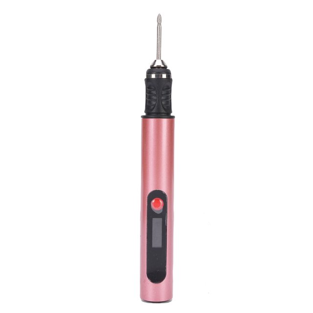 Stylo de Gravure Électrique Électrique Écran LCD Machine à Vernis à Ongles Rechargeable Multifonctionnelle pour Usage Domestique et Professionnel