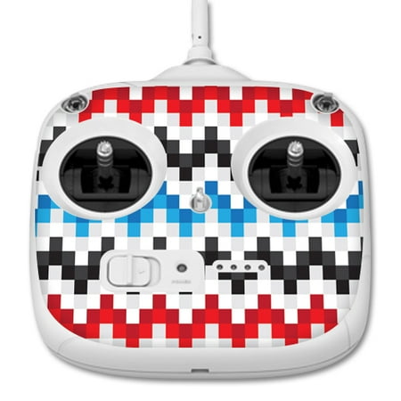 Mens Phantom 60 Block - MightySkins Protective Vinyl Skin Decal for DJI Phantom 3 Standard Quadcopter Drone Controller wrap cover sticker skins Aztec Blocks