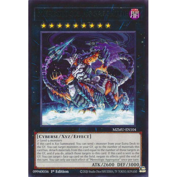 YuGiOh Maze of Muertos Rare Mereologic Aggregator MZMU-EN104