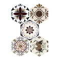 thumbnail image 1 of 5x Pegatinas de pared hexagonales impermeables para suelo, papel pintado, decoración de pared DIY 05, 1 of 9