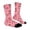 Pink, variant on Photo Socks Customized with Your Pictures Unique Novelty Stockings One Size Yellow