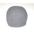 thumbnail image 2 of Modern Semi-Rounded Cable Knitted Cotton Pouf Cozy Seating for Kids & Adults Versatile Decor for Living Room and Bedroom (21" X 21" X 18"), 2 of 6