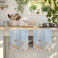thumbnail image 4 of Starfish Summer Beach Kitchen Towels Set of 3, Coastal Ocean Wooden Sea Shell Absorbent Dish Towels for Kitchen, Microfiber Hand Towel, Quick Drying Tea Towel for Cleaning Decorative Dishcloths, 4 of 7