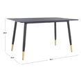 thumbnail image 3 of Safavieh Acre 34" Contemporary Dining Table, Black/Gold, 3 of 5