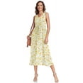thumbnail image 3 of ANYJOIN Women's Sleeveless Tank Dress Summer Casual Swing Sundress Midi Dress with Pockets, 3 of 5