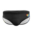 thumbnail image 4 of XDZJLR Swim Briefs Men Briefs For Swimming Beach Quick Drying Sports Briefs For Men Breathable Beachwear Black, 4 of 9
