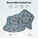 thumbnail image 2 of Balery Underwater Animals and Flowers Sombreros para el sol para hombre y mujer, sombrero de pescador con UPF 50+, 2 of 6