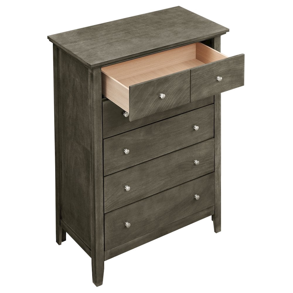 Glory Furniture Hammond Chest in Gray Color