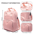thumbnail image 2 of Large Capacity Waterproof Dual-Shoulder Laptop Bag - Suitable for 13.3/14 "laptops, 2 of 5