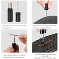 thumbnail image 4 of Kit de Réparation de Pneus de Vélo Multifonctions Foret Outil de Réparation de Pneu sous Vide Ensemble de Pneus de Réparation d'Urgence Portable pour la Réparation de Vélo de Route MTB, 4 of 7
