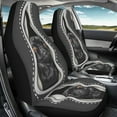 thumbnail image 3 of Kuiaobaty French Bulldog Black Car Seat Cover Set of 2 PCS Universal Soft Car Seat Protection Auto Interior Accessories Decoration for Men Women, 3 of 7