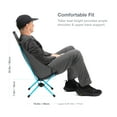 thumbnail image 5 of Helinox Chair Zero Highback Chair, 1.43lbs, Ultralight, High Back Camping Chair, Backpacking, Folding Outdoor Chairs, Grey, 5 of 6
