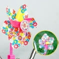 thumbnail image 5 of shenmeida Children Bicycle Handlebar Pinwheel Long/Short Pole Colorful Bike Windmill Tricycle Windmill Bike Decoration, 5 of 8