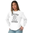 thumbnail image 4 of Rolling With My Homies Dungeon Game Plus Size Long Sleeve Graphic Tee Shirt Brisco Brands 2X, 4 of 5
