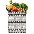 thumbnail image 1 of Sac de Courses en Toile Rayée Abstraite – Sac Fourre-Tout Réutilisable Artistique, 1 of 5