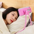 thumbnail image 6 of Mobile Phone Holder Lazy ing Neck Phone Stands Necklace Bracket Bed 360 Degree Phones Holder Stand for (Pink,Black,White,Sky Blue), 6 of 8