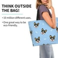 thumbnail image 2 of Disketp Corgi Dog Bolsa Tote Estampada para Mujer, Bolso de Hombro y de Mano para Compras y Viajes, 2 of 8