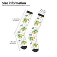 thumbnail image 5 of Balery Dinosaur on Excavator Printed Novelty Socks Men's Women's Crew Socks Sports Socks Knee High Socks Cotton Socks Quirky and Cool Socks, 5 of 9