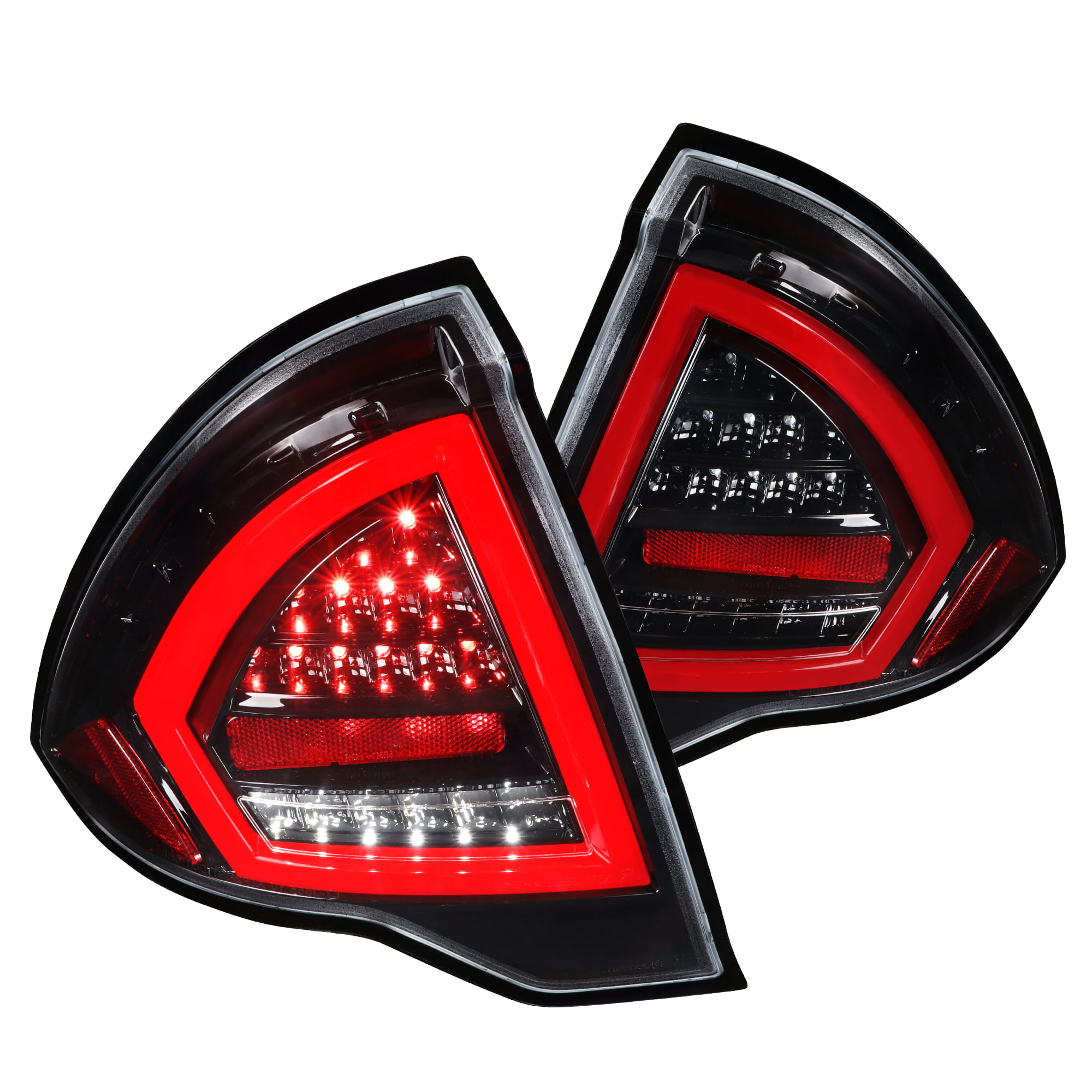 Spec-D Tuning LED Bar Tail Lights for 2010-2012 Ford Fusion Taillights Assembly Left + Right 2010 Ford Fusion Rear Tail Light Assembly