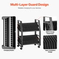 thumbnail image 3 of VEVOR Charging Cart Mobile Open Charging Cart 32 Devices for Laptop and Tablet, 3 of 9