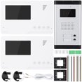 thumbnail image 1 of Kit de intercomunicador con timbre para puerta, vídeo TFT de 4,3 pulgadas, 1 cámara, 2 monitores, visión nocturna, Reino Unido, 110-240V, 1 of 10