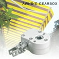 thumbnail image 4 of Manual Awning Gear Box Aluminum Alloy Crank Operated Parts for Retractable Arm Awnings Practical Sunshade Accessories, 4 of 8
