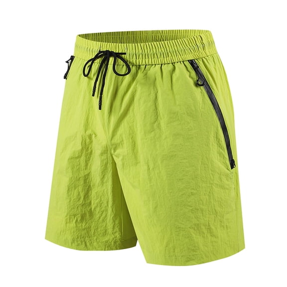 WRKEKC Men's Athletic Shorts Moisture Wicking Outdoor Work Shorts Pocket Solid Color Mid Length 5-Inch Athletic Shorts for Sports