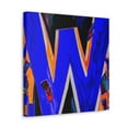thumbnail image 5 of "Gilded W. Flourish" - Canvas, 5 of 25
