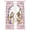 Purple Pink, variant on Easter Bunny Sheer Curtains 45 Inch Length 2 Panels Set Window Treatments, Spring Easter Eggs Chick Floral Sage Green Check Rod Pocket Semi Curtains for Living Room/Bedroom/Kitchen, 104"W x 45"L