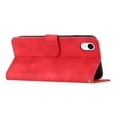thumbnail image 3 of Wallet Case for iPhone XR, Smile Design Premium Leather Credit Card Holder Wallet RFID Blocking Case with Wrist Strap Stand Magnetic Flip Cover For iPhone XR, Red, 3 of 10