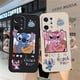 thumbnail image 2 of Case For OPPO FIND X6 X3 REALME X7 X50 RENO 2 4Z 4 6 Lite 5Z 5F 4G 5G PRO Liquid Silicone Case Cartoon Lilo & Stitch Angel, 2 of 5