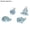Random, variant on Glow in the Dark Mini Seal Figurines, Luminous Plastic Resin Ocean Animals for Miniature Gardens & DIY Decor