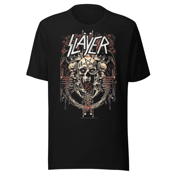 Slayer - Three Skulls Jumbo Print T-Shirt