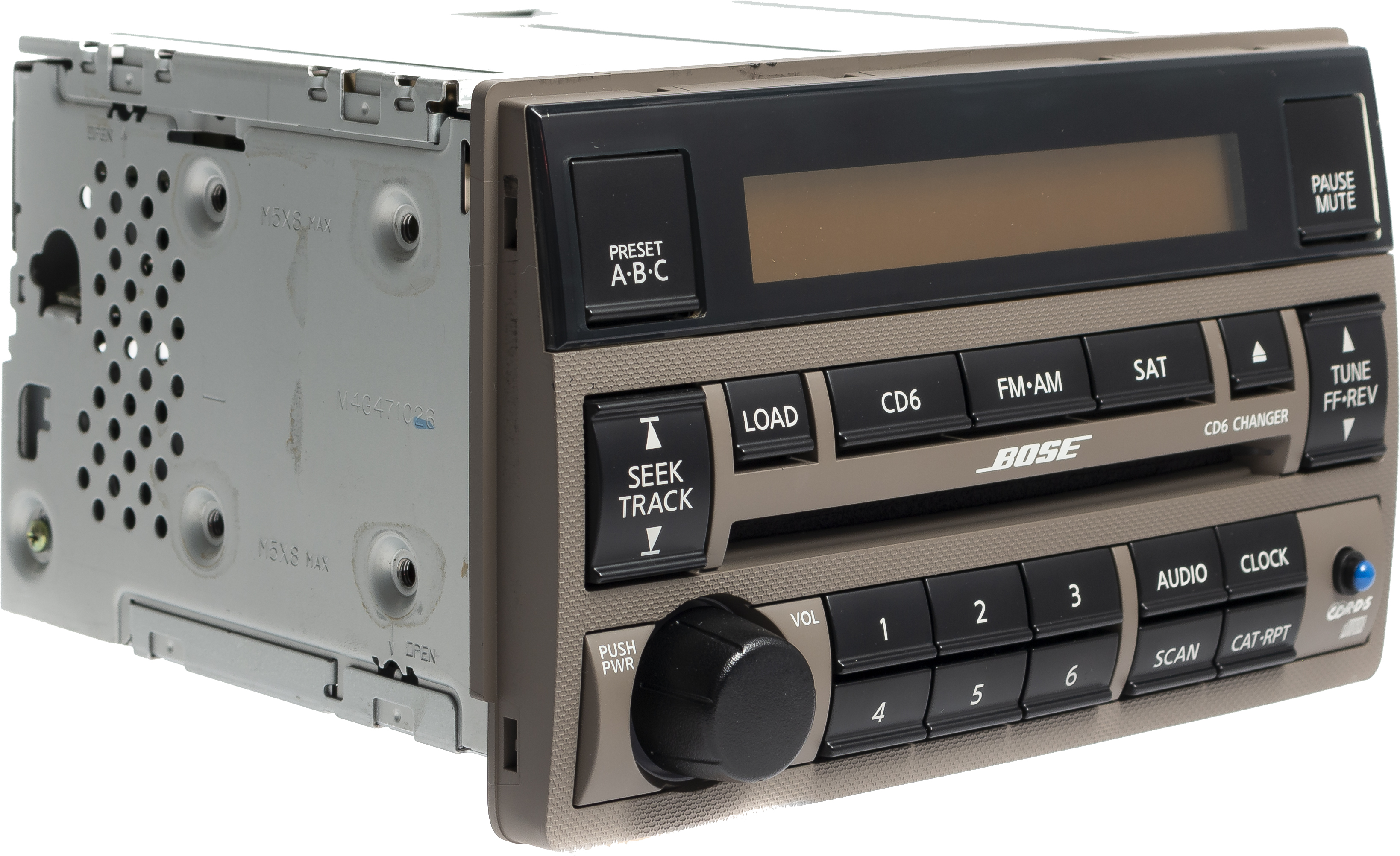 Restored 20052006 Nissan Altima AM FM Radio 6 Disc CD Player Bluetooth Beige 28185ZB20C (Refurbished)