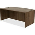 thumbnail image 3 of Lorell Essentials Series Desk 71" x 41.4" x 29.5"Desk, 0.1" Edge - Material: Polyvinyl Chloride (PVC) Edge, Metal - Finish: Walnut, Laminate, 3 of 6