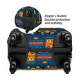 thumbnail image 4 of Balery Luggage Cover Funny Steam Train Print Suitcase Covers for Luggage Elastic Washable Suitcase Protector Fits 18-32 Inch Luggage-X-Large, 4 of 9