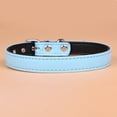 thumbnail image 4 of Faux Leather Soft Dog Collars,Durable Adjustable Pet Collars for Small Medium Large Dogs Cats, 4 of 8