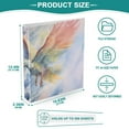 thumbnail image 5 of Eagle in Clouds 3 Ring Binders 1.5 inch Hardcover File Folders with Interior Pockets A4 Size Organizer for School Office Hospital, 5 of 8